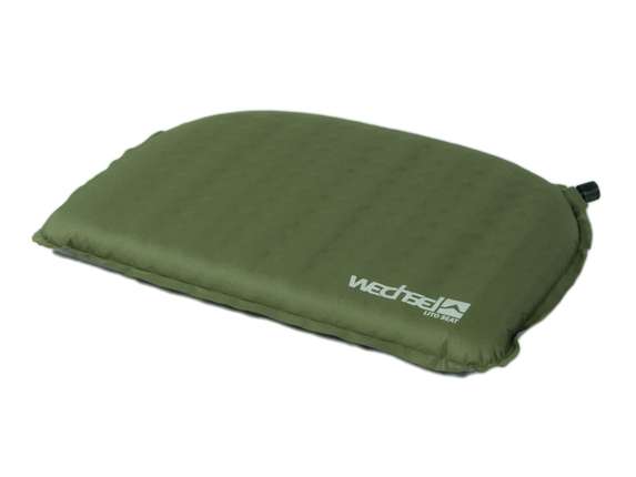 Extremely lightweight, self-inflating foam seat