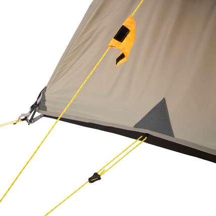 Reinforced guy points (Power triangle)