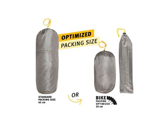 Optimized packing size