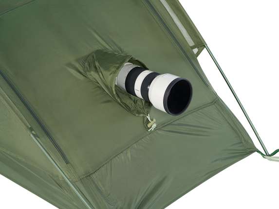 Opening for camera lens